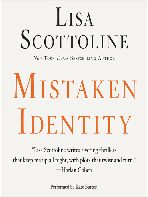 Title details for Mistaken Identity by Lisa Scottoline - Available